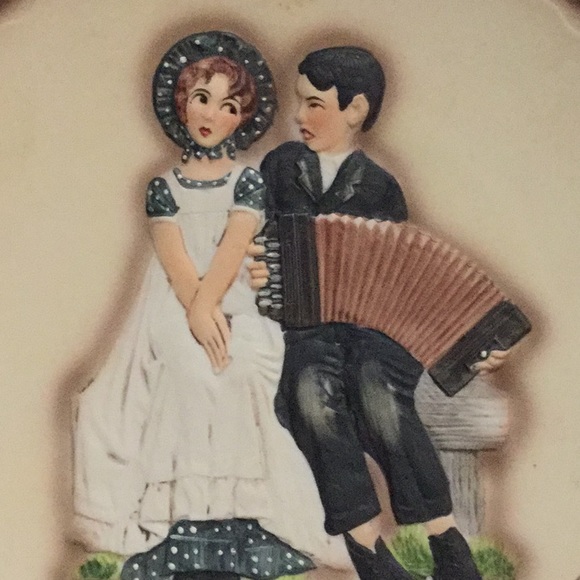 1980 Norman Rockwell Vintage Plate. “Lovers” - Picture 2 of 7